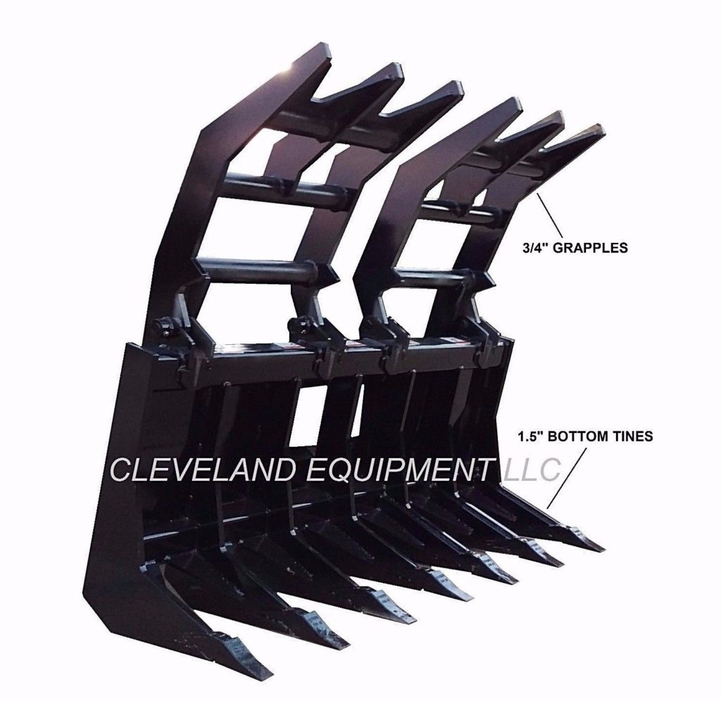 Grapple Rake Attachment - Severe Duty - Cleveland Equipment LLC