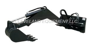 HD Swing Arm Backhoe Attachment - Pic 001 - Cleveland Equipment LLC