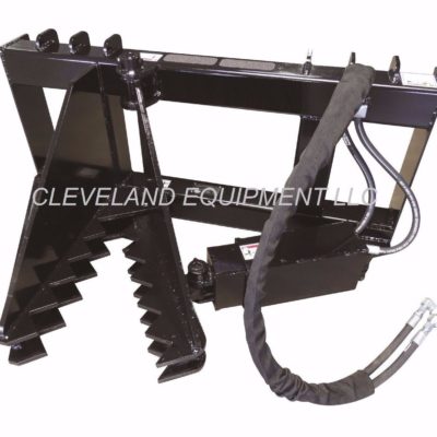 Tree & Post Puller Attachment -Pic001- Cleveland Equipment LLC