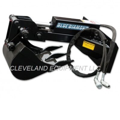 Mini Backhoe Attachment - Blue Diamond